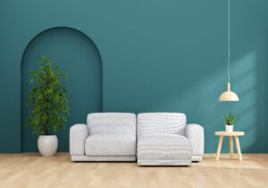 Gray Sofa Living Room With Copy Space Mock Up (1)
